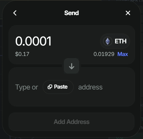 Pendle Boros DeFi app doesn't allow ENS names as the recipient in the send flow
