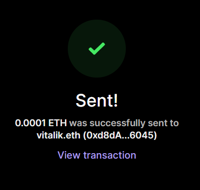 Phantom Wallet correctly resolves the address for vitalik.eth